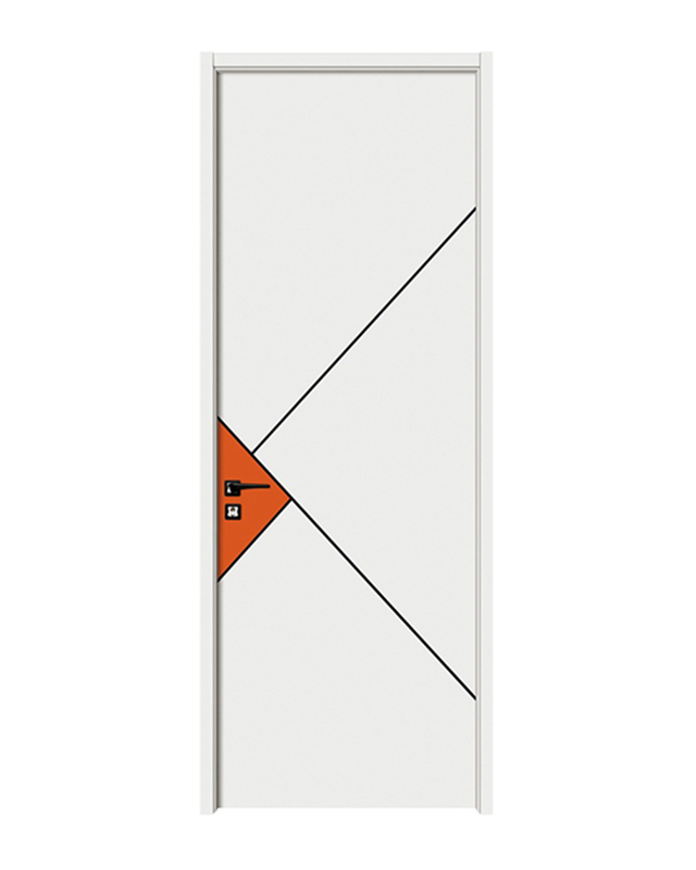 Pintu kayu yang dipernis modern