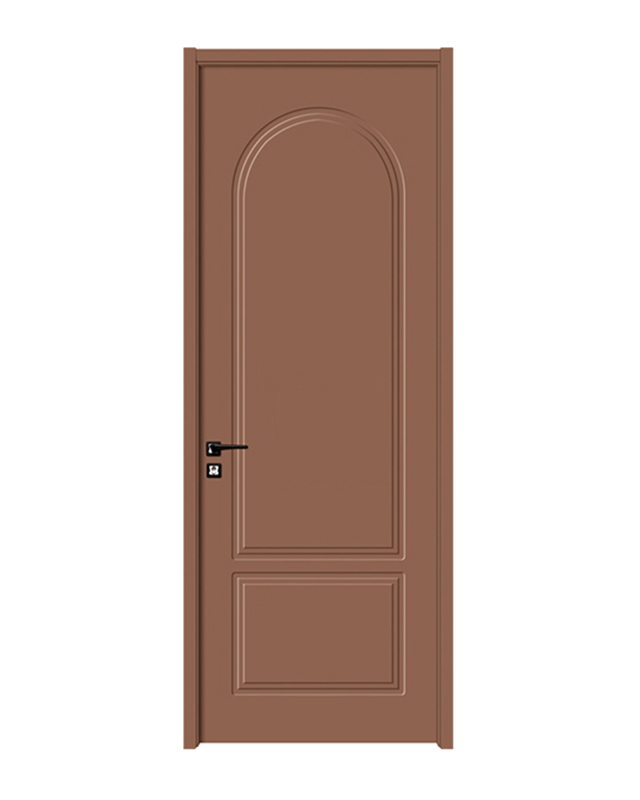 KQ-2156 Caramel Arc Lacquered Wood Door