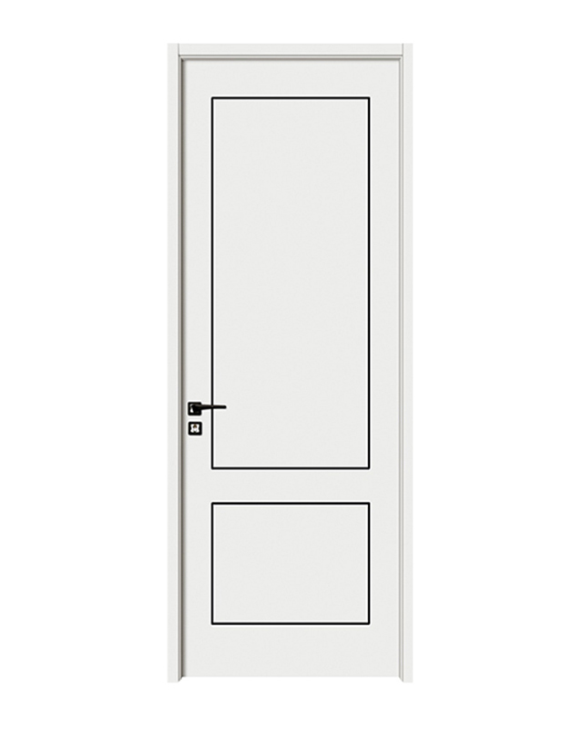 KQ-2136 Frosted Elegance Lacquered Wood Door